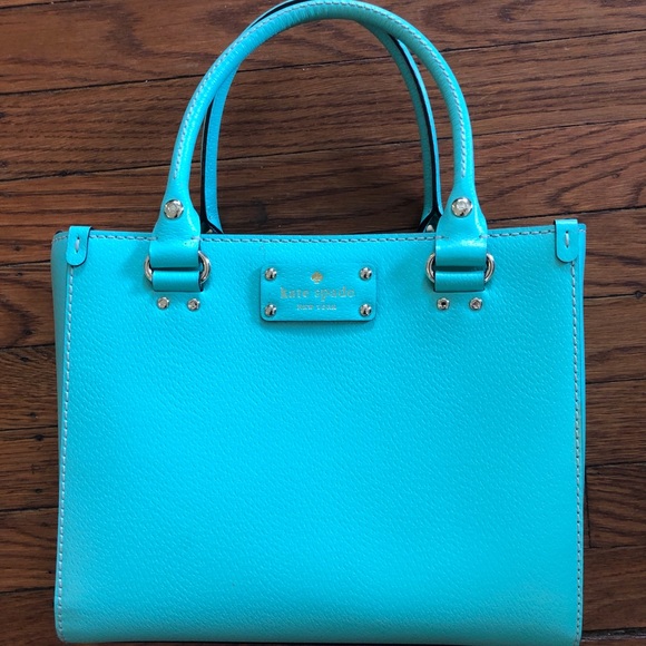 kate spade Handbags - Cute Kate Spade mini tote in Robins Egg Blue.
